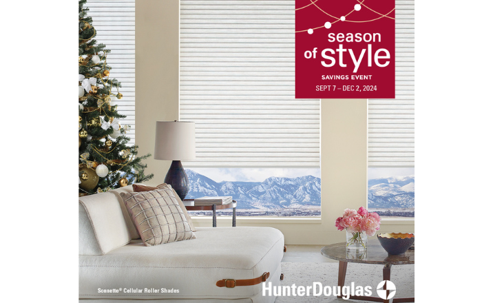 Hunter Douglas, blinds, shades, shutters and drapery